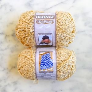 NWT. Bernat Soft Boucle 2 Skeins of Color 26511 yarn, 140g. 5 oz each.